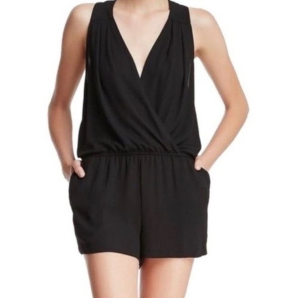 BCBGMaxAzria Black Thalia Romper